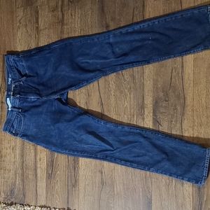 Lightly Faded Straight Jeans